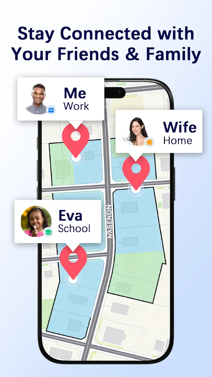 تصویر ردیاب موقعیت مکانی تلفن GPS