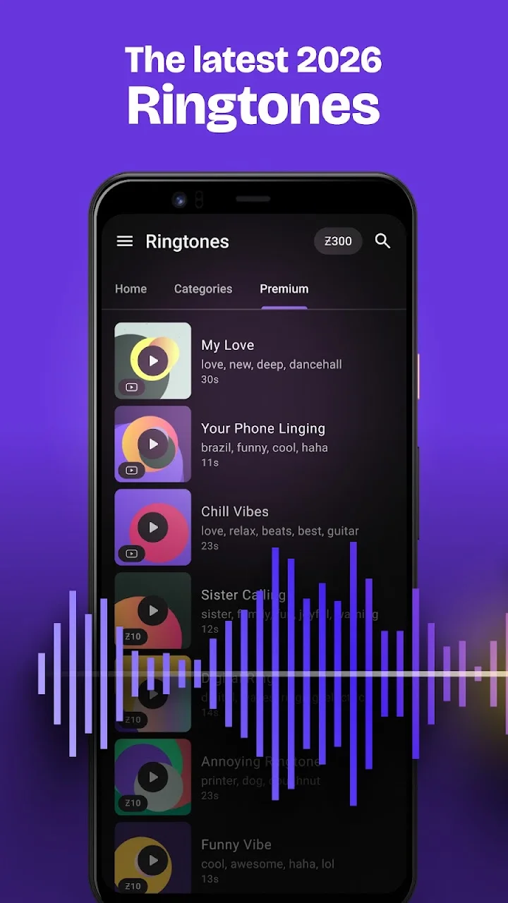 تصویر زیورآلات و زنگ‌های تلفن Zedge™