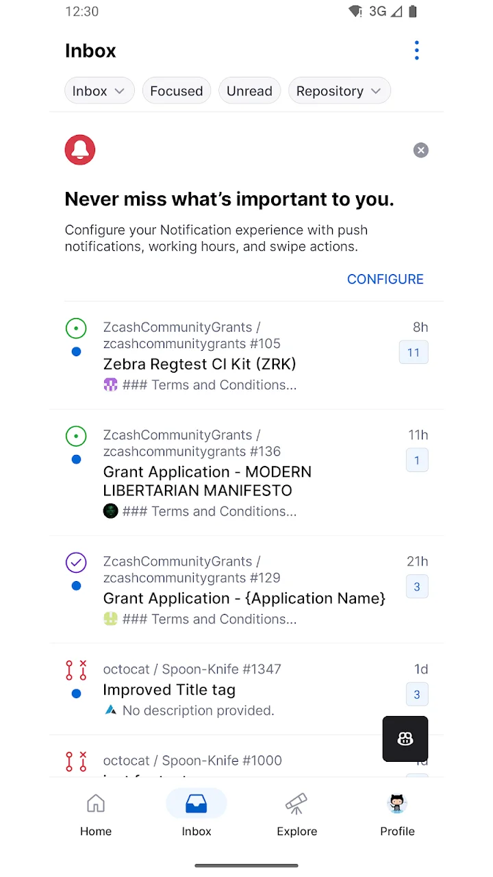 تصویر GitHub