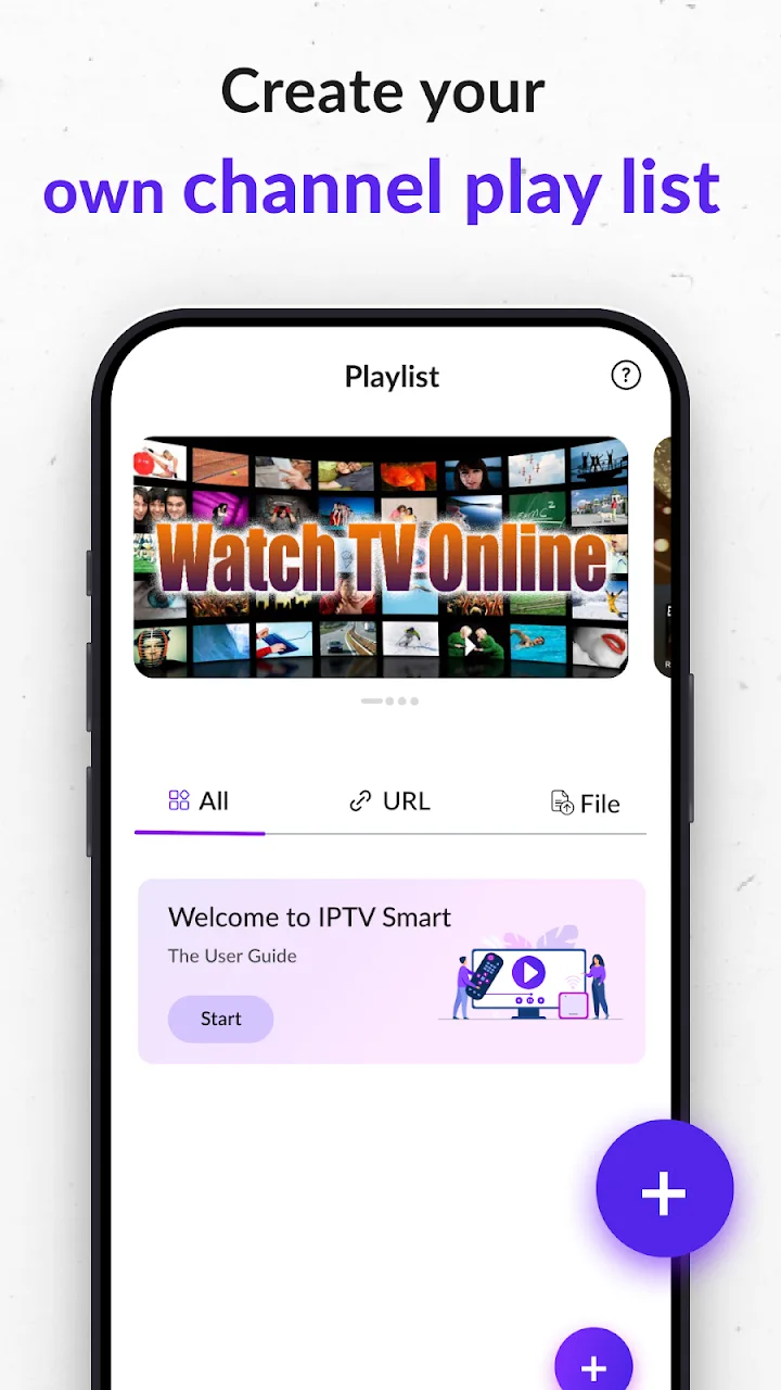 تصویر پلی‌ر انجام‌دهنده IPTV - تلویزیون زنده هوشمند