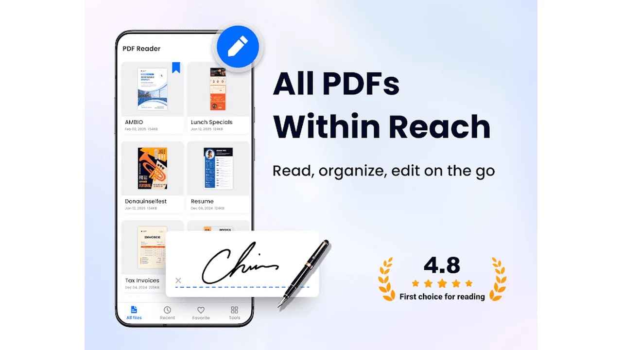 تصویر خواننده PDF - ویرایشگر PDF