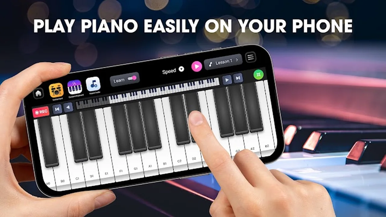 تصویر کيبورد پیانو آسان - Piano88