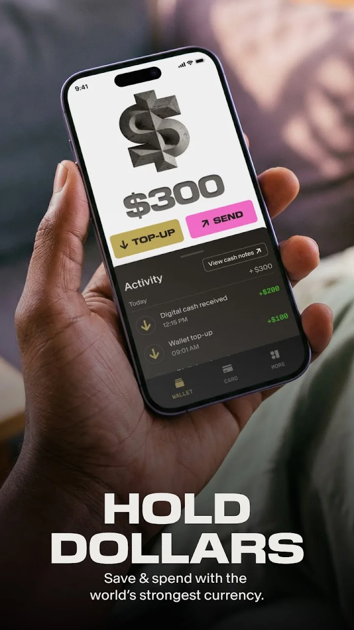 تصویر ZAR: اپلیکیشن کیف پول جهانی USD