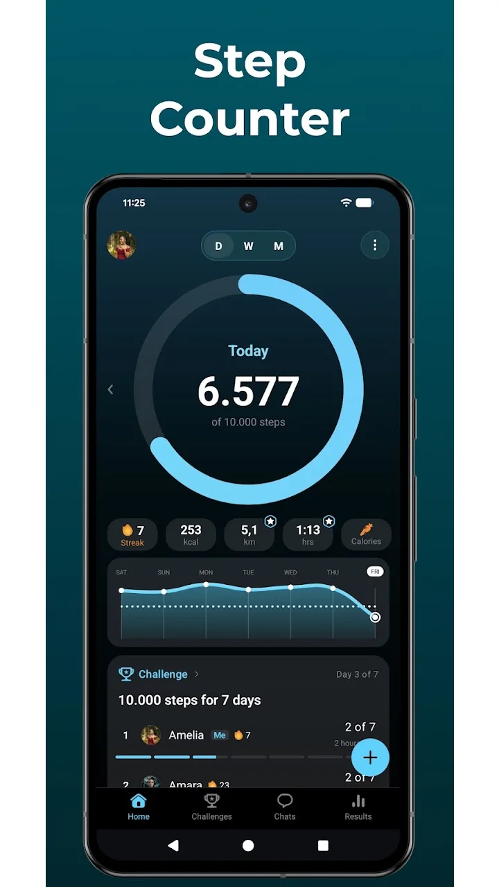 تصویر StepsApp – شمارنده قدم
