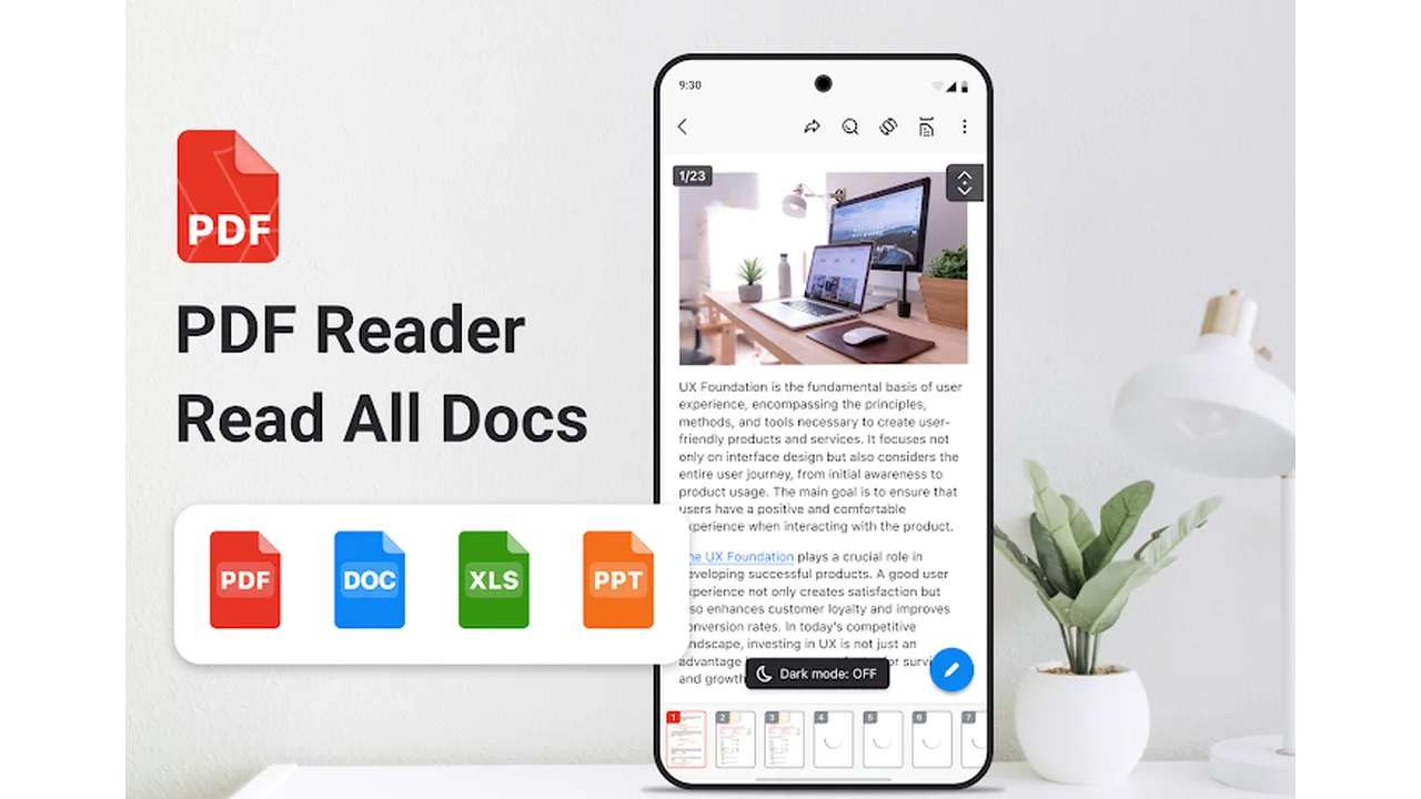 تصویر خواننده PDF، مشاهده‌گر PDF