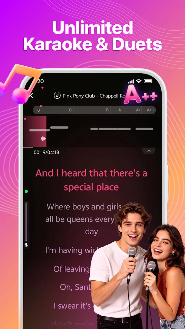 تصویر StarMaker: آهنگ‌های کراوک با اپلیکیشن‌های صوتی