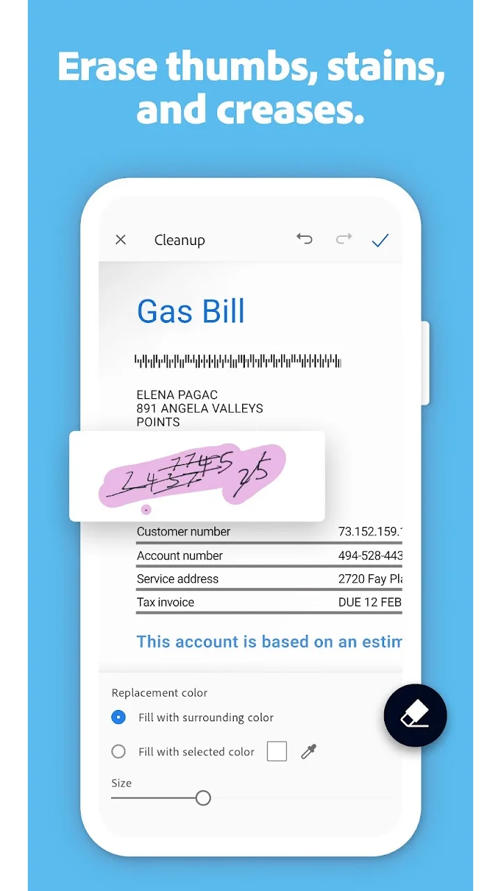 تصویر اسکنر PDF هوش مصنوعی ادوبی، OCR