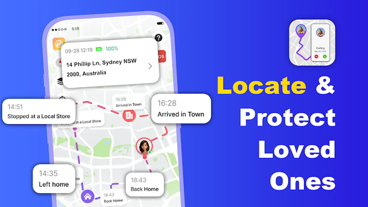 تصویر ردیاب GPS: پیدا کردن تلفن