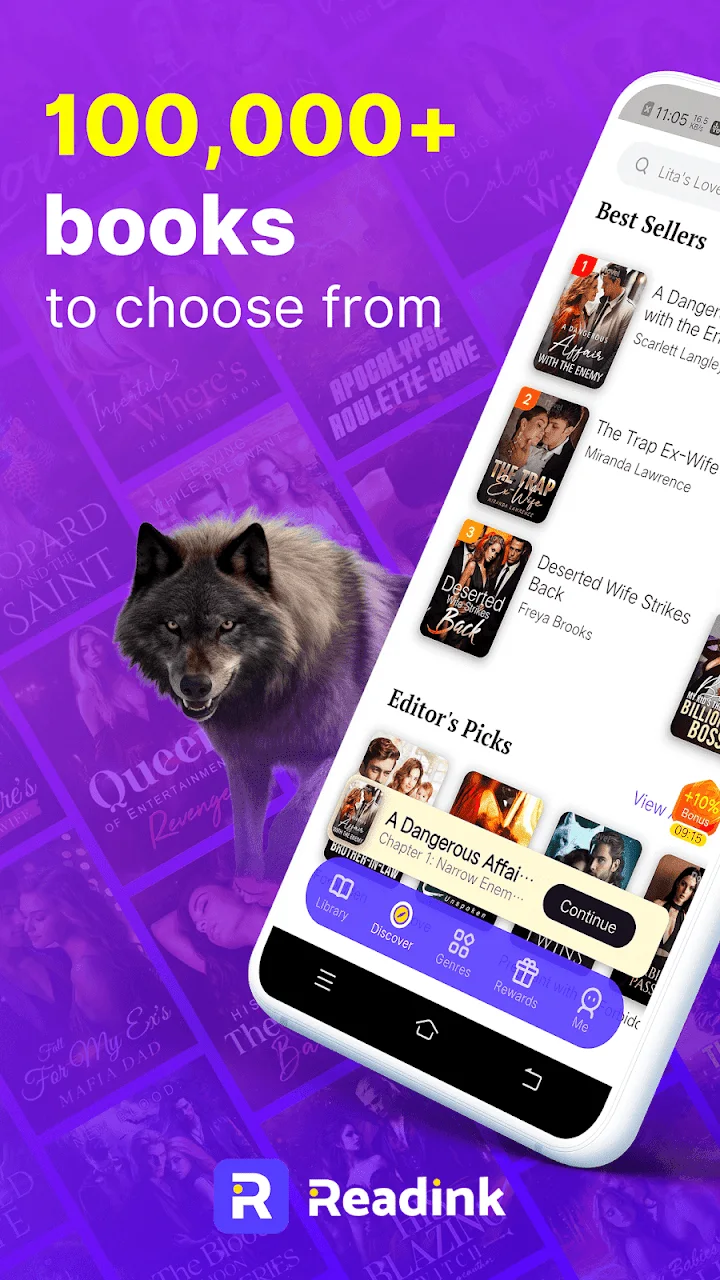 تصویر Readink – داستان‌ها و کتاب‌ها