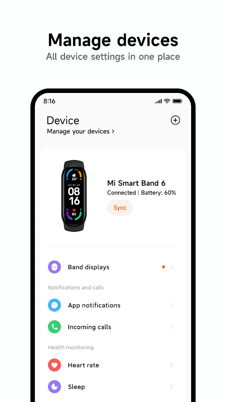 تصویر Mi Fitness (Xiaomi Wear)
