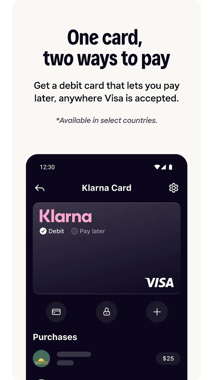 تصویر Klarna: پول هوشمند هر روز